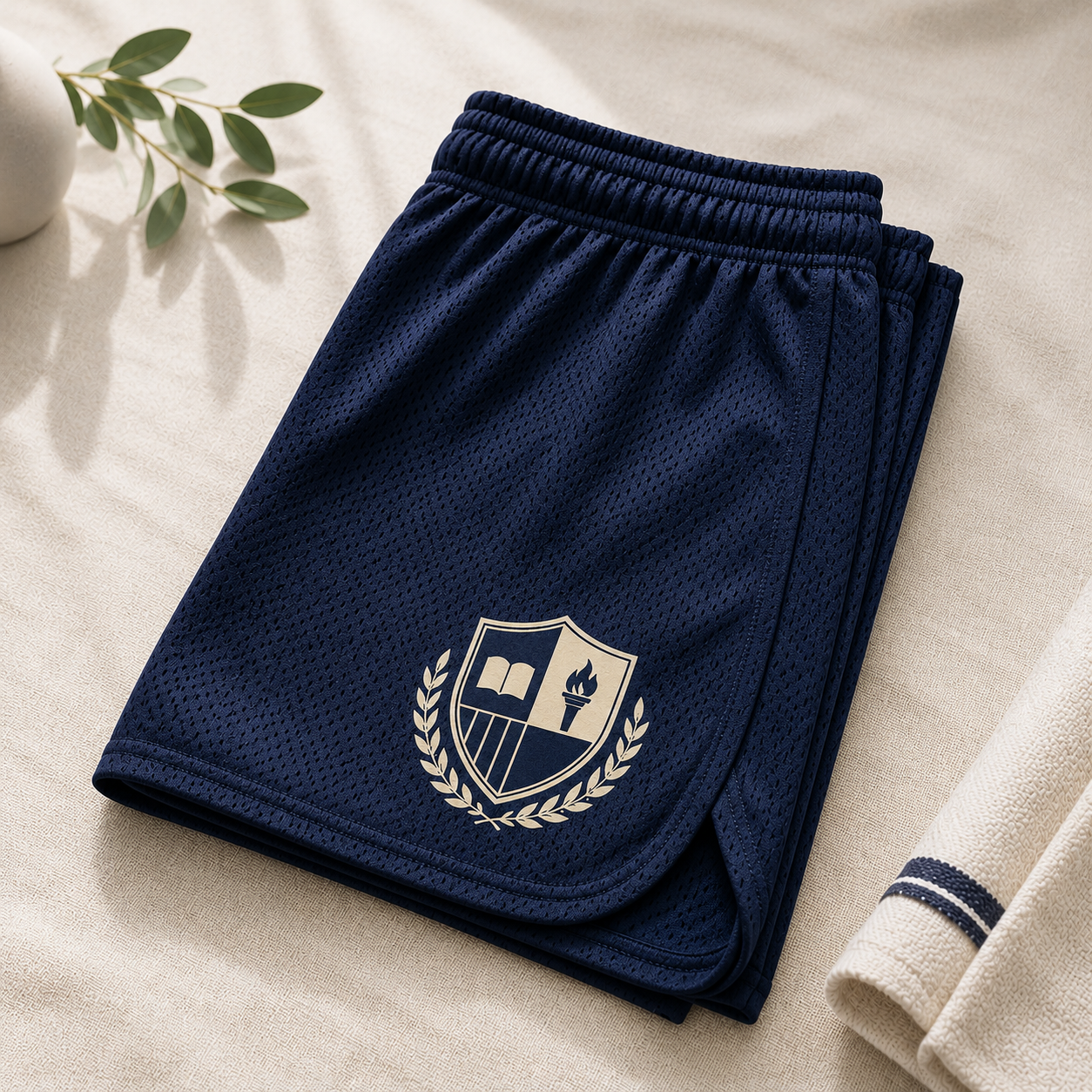 Custom PE shorts with logo