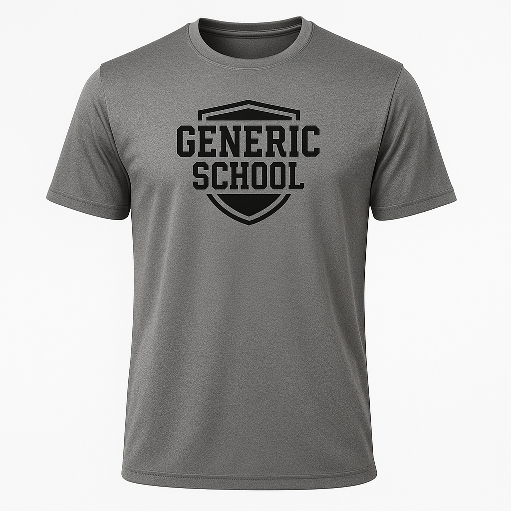 Custom PE uniforms with a logo from custompeuniforms.com