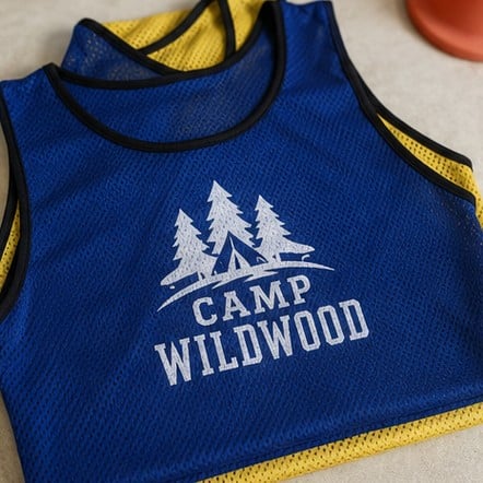 Custom reversible pinnies