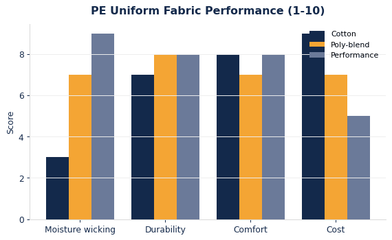 pe fabric chart